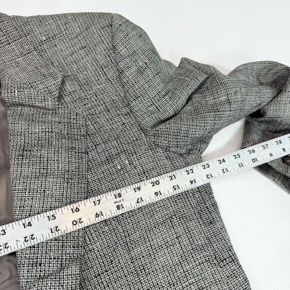 Ungaro Uomo Jacket Sports coat 42 Silk Wool Gray Single Button Blazer - Picture 5 of 10